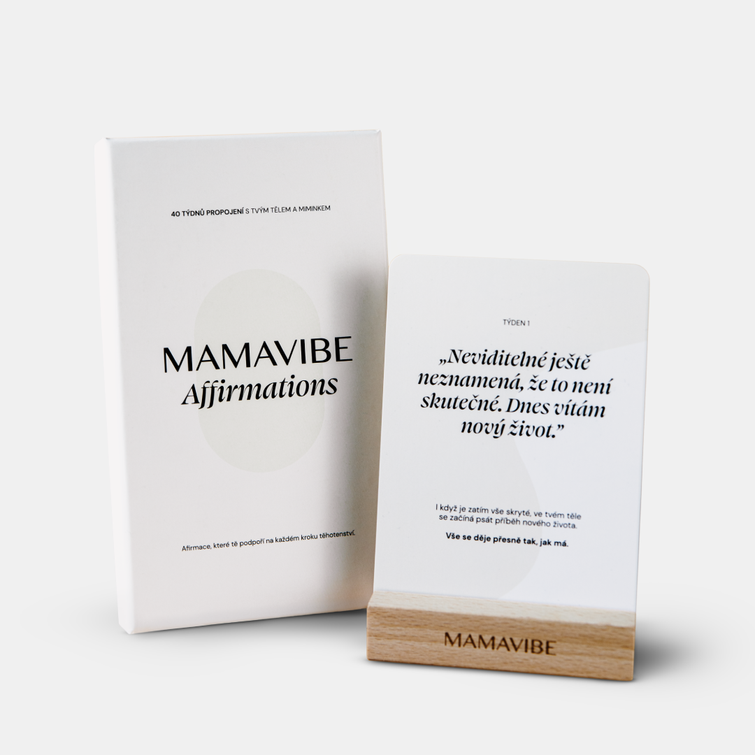 Afirmační kartičky Těhotenství