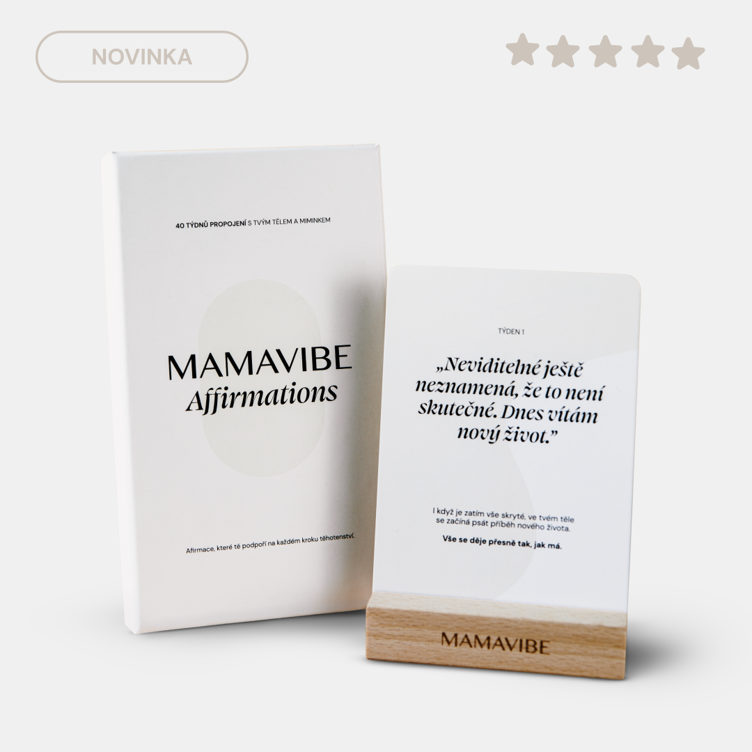 Afirmační kartičky Těhotenství
